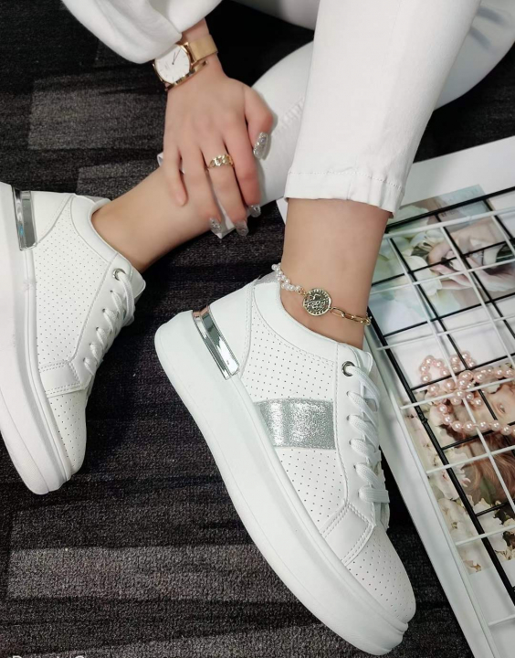Alexa White-Silver női cipő