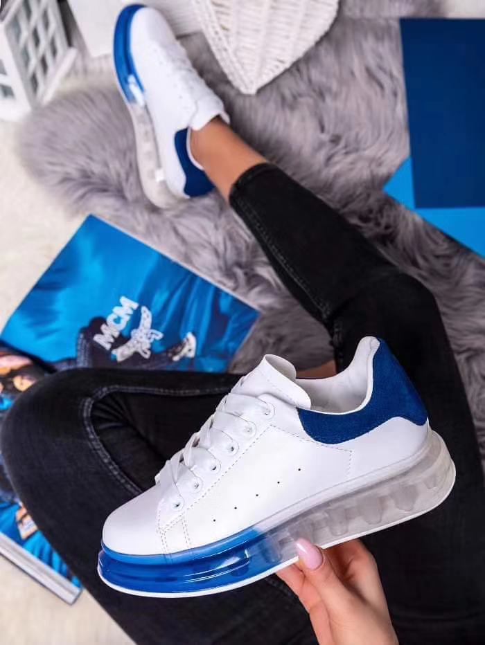 Alexa kék-fehér légtalpas sportcipő